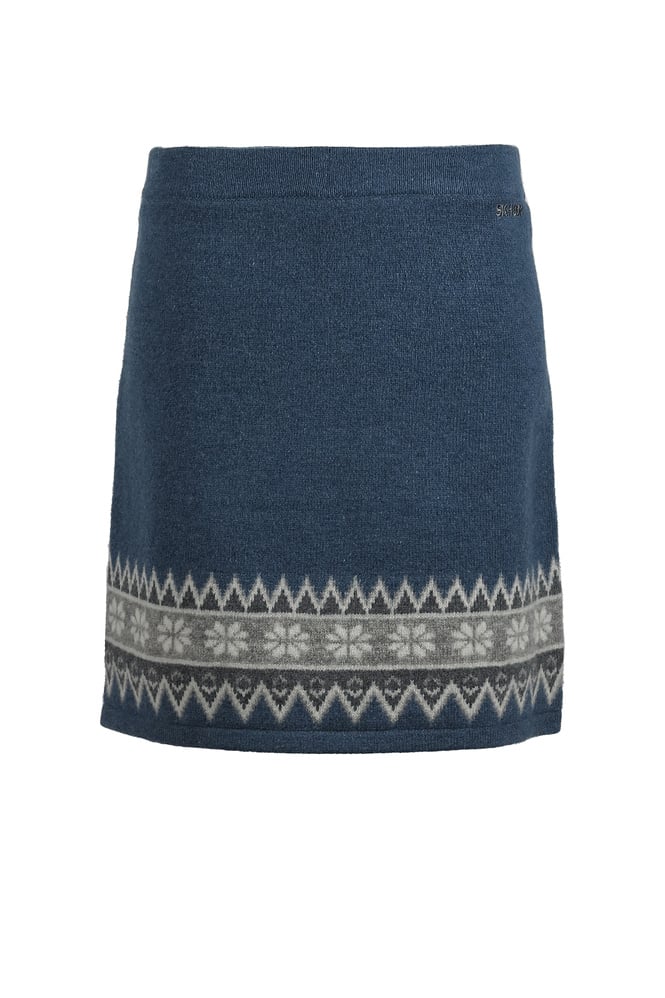 Scandinavian Knee Skirt Navy Thumbnail