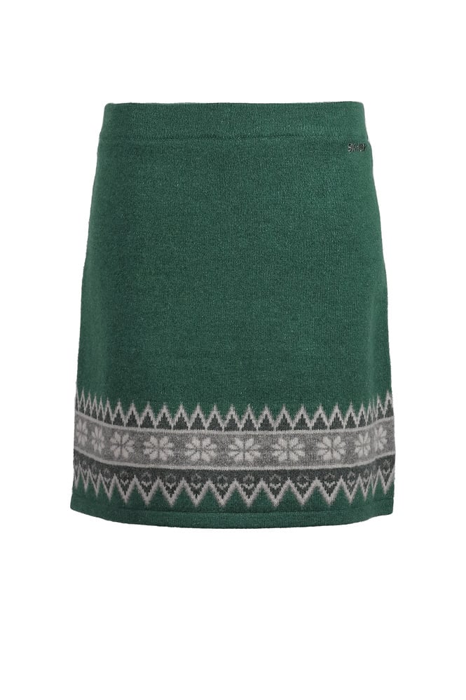 Scandinavian Knee Skirt Pine Green Thumbnail