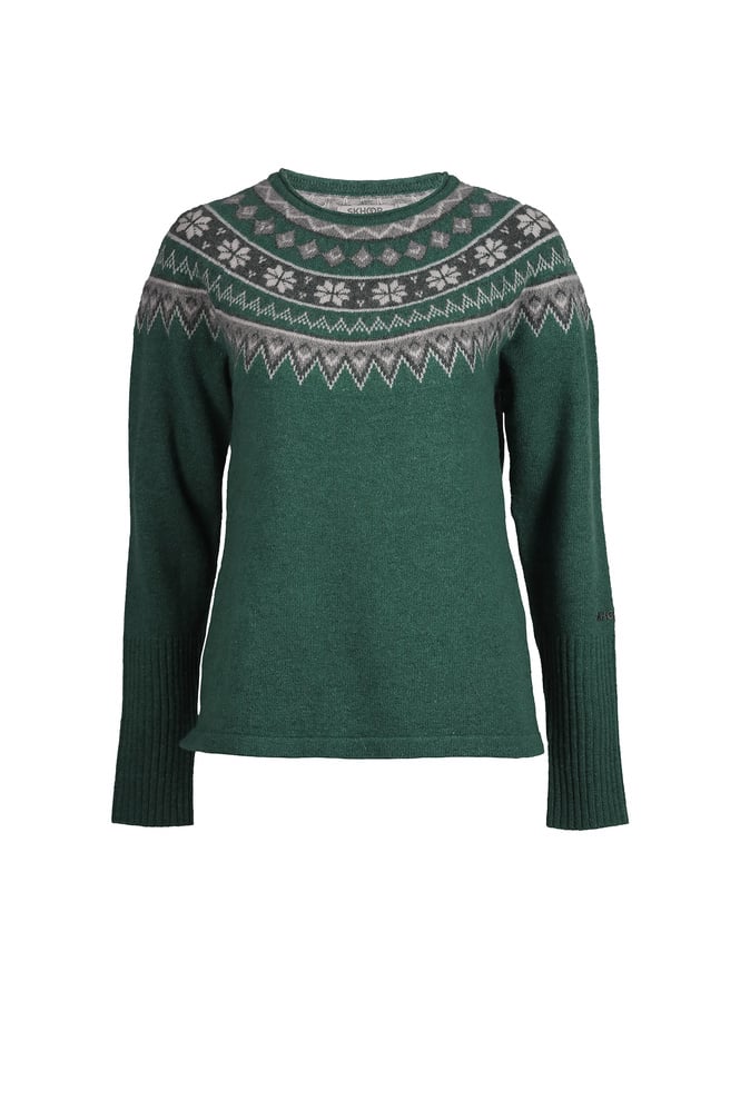 Scandinavian Sweater Pine Green Thumbnail
