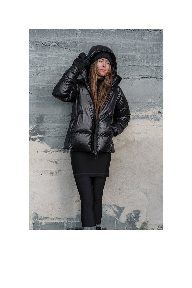 Megan Fleece Skirt Black Thumbnail