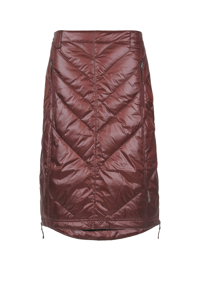 Mary Mid Down Skirt Chestnut Thumbnail