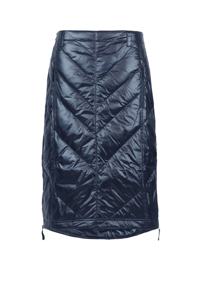 Mary Mid Down Skirt Navy Thumbnail
