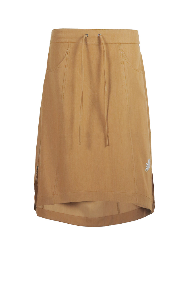 Laura Long Skirt Khaki Thumbnail