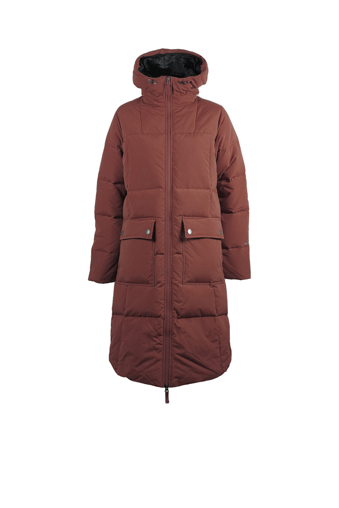 Selma Down Coat Chestnut Thumbnail