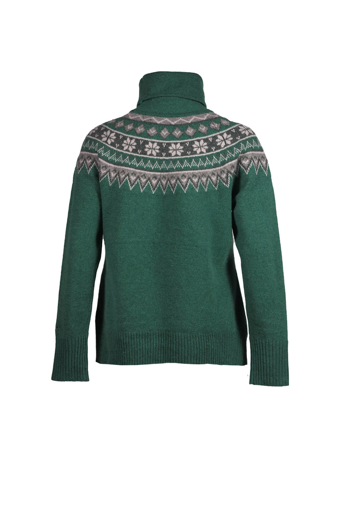 Scandinavian Turtleneck Pine Green Thumbnail