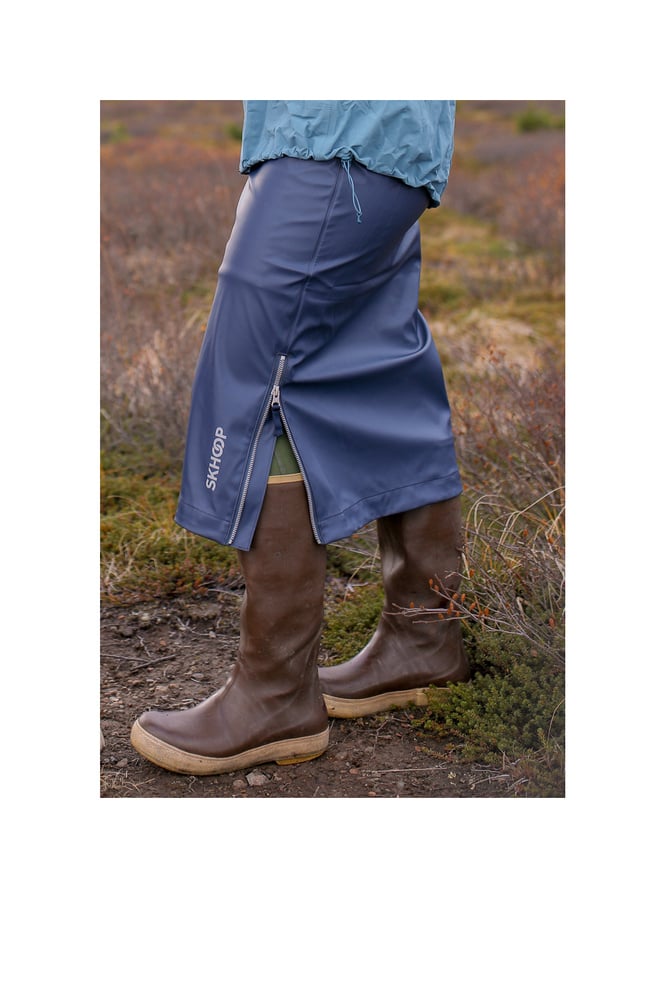 Rakel Rain Skirt Navy Thumbnail